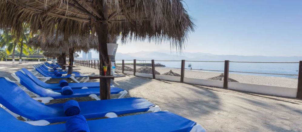 Beach Lounging at Melia Puerto Vallarta